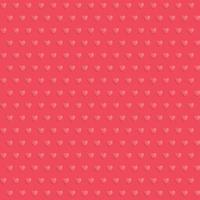 Seamless hearts polka dot red pattern vector