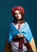 Ukraine patriotic concept photo