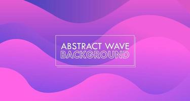 Pink Blue Wavy Gradient Abstract Modern Vector Background