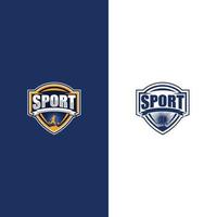 logotipo de fútbol o placa de identificación del club de fútbol. logotipo de fútbol aislado en el vector de fondo blanco