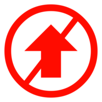 Directional Arrow Sign on Transparent Background png