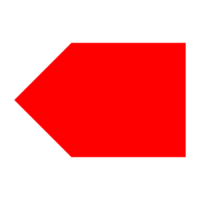 Pointer Directional Arrow on Transparent Background png