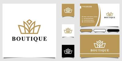 Vector graphic of Beauty or Fashion and business card design template