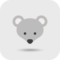 Rat face, animal face cute emojis, stickers, emoticons. vector