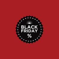 Abstract vector black friday sale circle layout background icon design