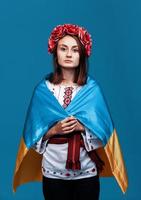 Ukraine patriotic concept photo