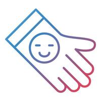 Friendly Line Gradient Icon vector