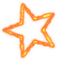 Fire flame ornament frame png