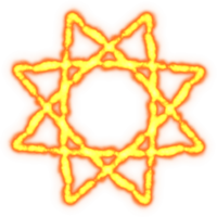 Fire flame ornament frame png