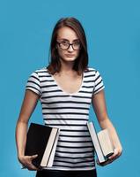 Student with books photo