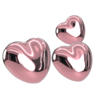 3d coeur saint valentin amour png