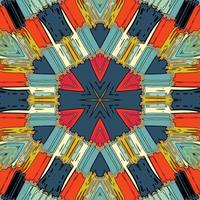 Abstract kaleidoscope background. Beautiful kaleidoscope seamless pattern. Multicolor mosaic texture. Seamless kaleidoscope texture. Unique kaleidoscope design vector