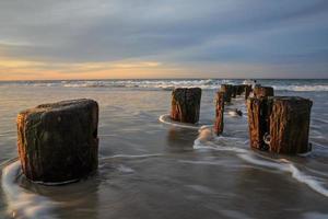 Early morning on the oceanfront photo