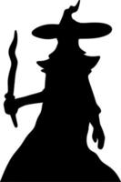 vector illustratoon of witch shape