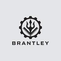 Brantley abstract Logo Designs vector