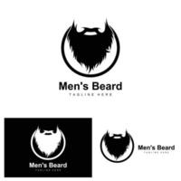 logo de barba, barbería vectorial, diseño para apariencia masculina, barbero, cabello, moda vector