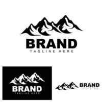 Mountain Logo, Vector Mountain Climbing, Adventure, Design For Climbing, Climbing Equipment, And Brand With Mountain Logo