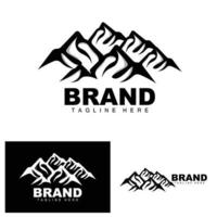 Mountain Logo, Vector Mountain Climbing, Adventure, Design For Climbing, Climbing Equipment, And Brand With Mountain Logo