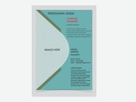 clean and elegant modern business professional letterhead template design. vector