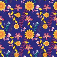 Seamless Pattern With Floral Motifs able to print for cloths, tablecloths, blanket, shirts, dresses, posters, papers. vector