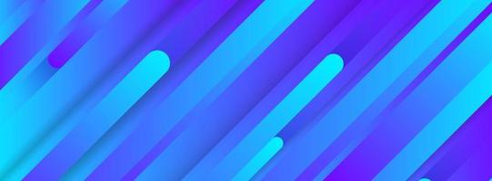 Trendy geometric blue background with abstract lines. Banner design. Futuristic dynamic pattern. Vector illustration