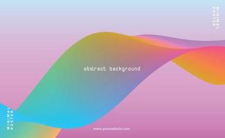 Moving colorful abstract background. Dynamic Effect. Vector Illustration. Minimal Design Template for poster, cover and landing page