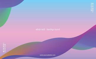 Moving colorful abstract background. Dynamic Effect. Vector Illustration. Minimal Design Template for poster, cover and landing page