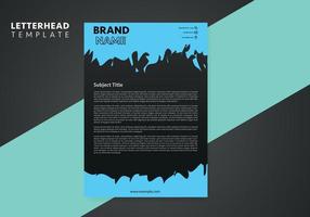 Clean and Corporate Letterhead Template. Creative letterhead template design. Vector Letterhead.