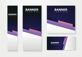 Abstract banner design web template vector Set, header web banner. Modern banner social media set for website design, Social Media Cover ads banner, flyer, invitation card