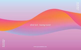 Moving colorful abstract background. Dynamic Effect. Vector Illustration. Minimal Design Template for poster, cover and landing page