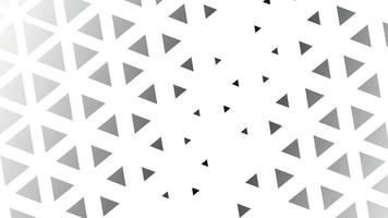 fondo de mosaico de triángulos blancos sin costuras, patrón de formas geométricas plateadas o formas retro triangulares de degradado abstracto, vetor de ilustración. vector