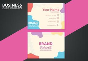 Creative business card design. Abstract business card elegant design template. Business background. vector