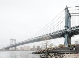 puente de manhattan, nueva york, estados unidos foto