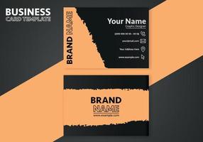 Creative business card design. Abstract business card elegant design template. Business background. vector