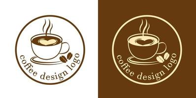 Vectores de coffee cup icon set