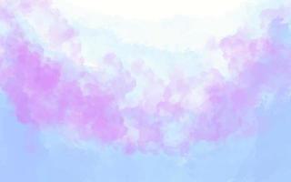 Background Watercolor Landscape, Watercolor Painting, Watercolor Sky, Watercolor Abstract, Watercolor Dreamscape. vector