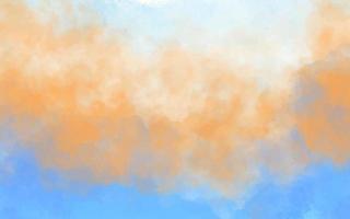 paisaje de acuarela de fondo, pintura de acuarela, cielo de acuarela, abstracto de acuarela, paisaje de ensueño de acuarela. vector