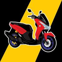 motorcycle scooter model mati... vector