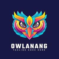 Colorful Owl Logo Template vector