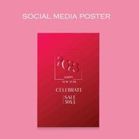 Vector  sales poster template