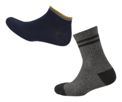 sock with cut out isolated on background transparent png