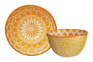 Tasse en céramique vintage isolé sur fond blanc avec clipping path png