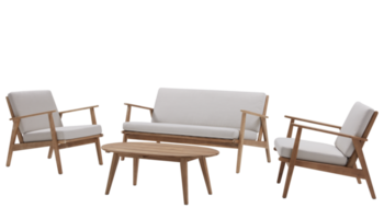 sofa with cut out isolated on background transparent png