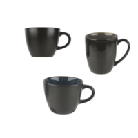 ceramic mug with cut out isolated on background transparent png