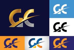 Initial Letter G C Logo Design Vector. Graphic Alphabet Symbol For Corporate Business Identity vector