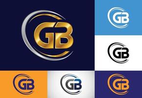 Initial Letter G B Logo Design Vector. Graphic Alphabet Symbol For Corporate Business Identity vector