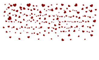 heart red Isolated on transparent background PNG file