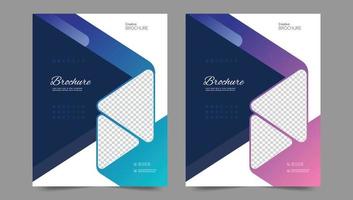 Cover template flyer design vector background