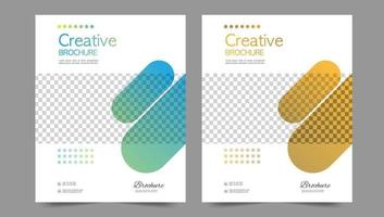 Cover template flyer design vector background