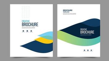 Cover template flyer design vector background